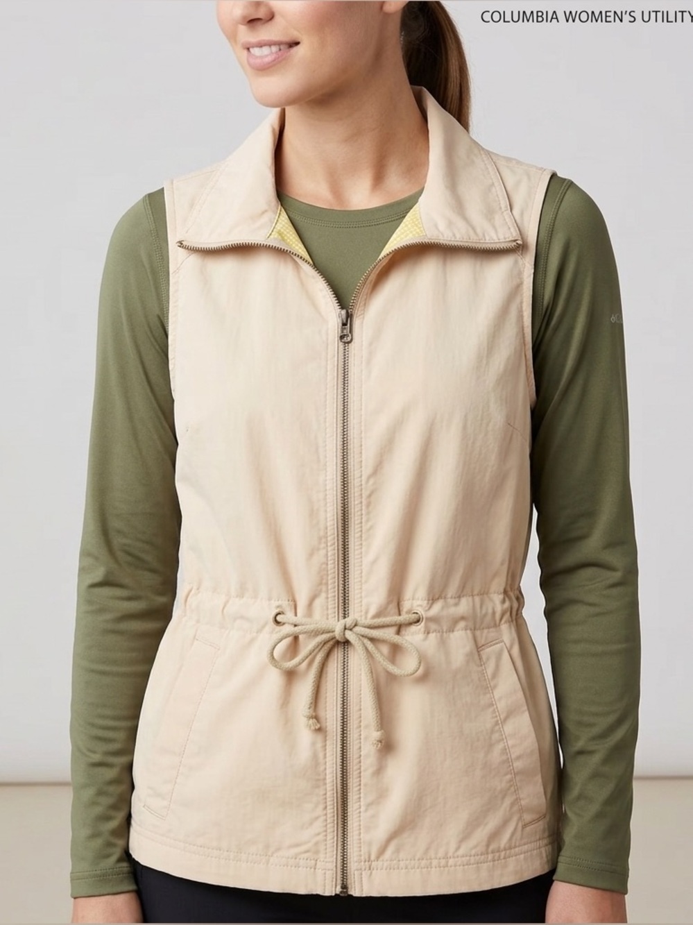 Columbia Women’s Vest Size XS – Beige – EUC